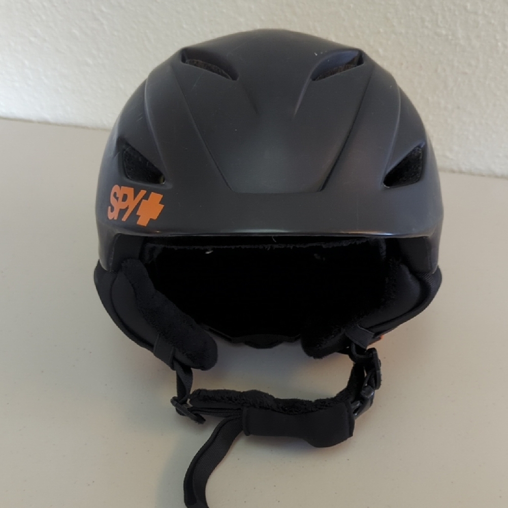 SPY Black Ski/Snowboard Helmet